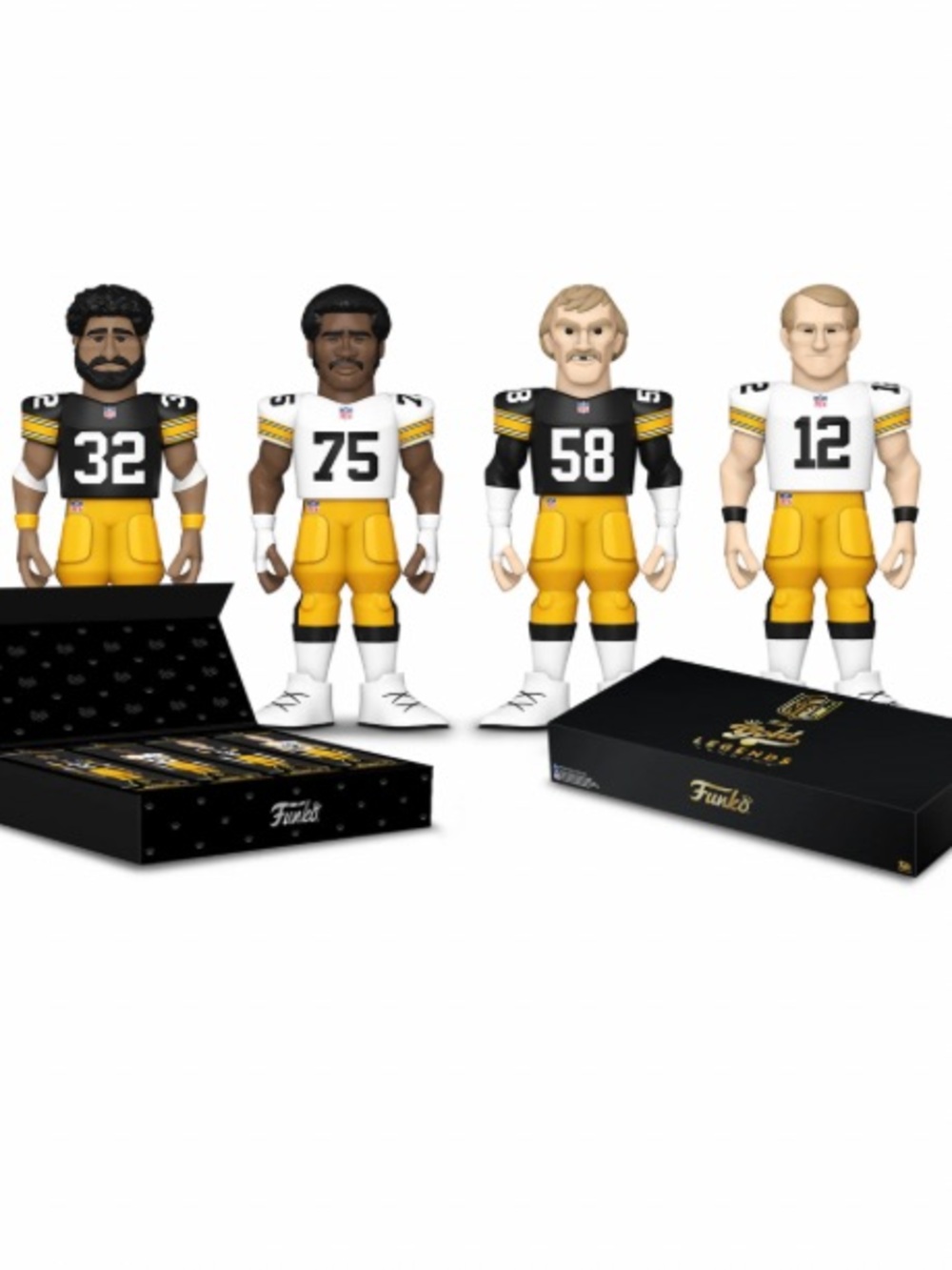 NEW Funko Pittsburgh Steelers Fanatics Exclusive NFL Rushmore Vinyl Gold Legend